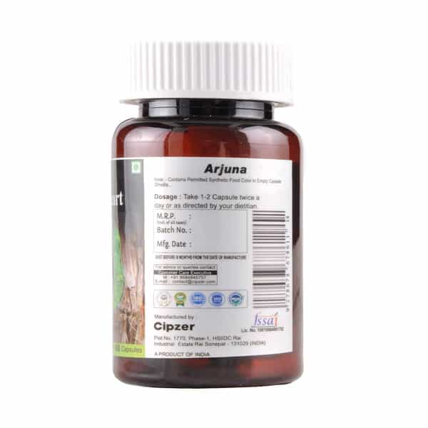 Cipzer Arjuna Capsule | Helps To Maintain Healthy Heart Functions(Pack Of 1)-60 Capsules