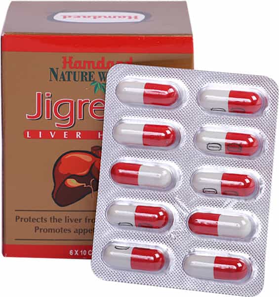Hamdard Nature Wonder Jigreen Liver Health - 60 Capsules