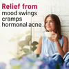 Gynoveda Pms Relief From Period Cramp Mood Swings Headache Bloating Acne | 3 Bottle 360 Tablets