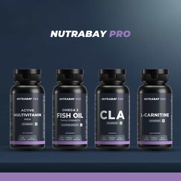Nutrabay Pro Cla (Conjugated Linoleic Acid) - 1000Mg - 60 Capsules