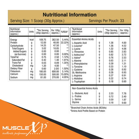 Musclexp Beginner's Protein Chocolate Fudge 1Kg Pouch (2.2 Lb)