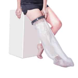 Vissco Cast Cover (upto Thigh) - Protects Bandage From Water Exposure During Bath & Shower (grey)