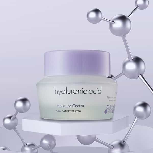 It's Skin Hyaluronic Acid Moisture Cream - Korean Skincare - For Moisturisation - Hydration - 50Ml