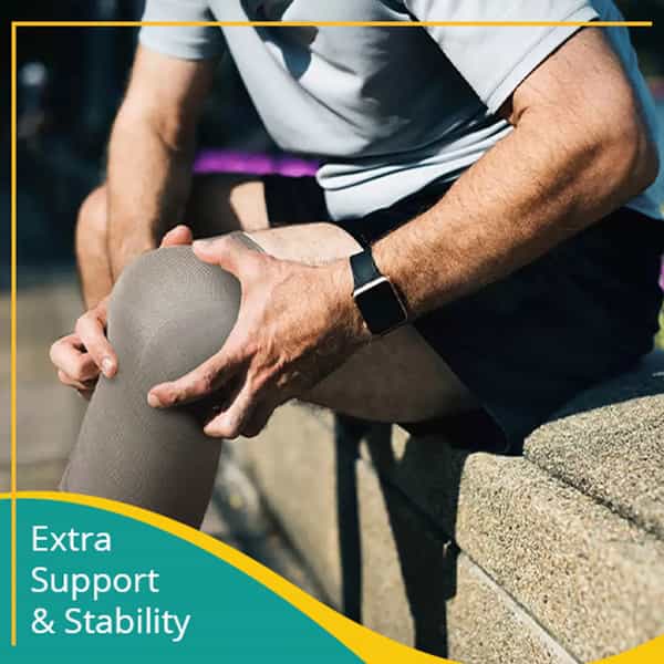 Pharmeasy Knee Cap (Pair) - Protects Knee Joints - Reduces Risk Of Injuries - Grey - Large