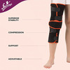 Flamingo Knee Immobilizer Brace-Long For Knee Pain | Color-Beige | Size-M