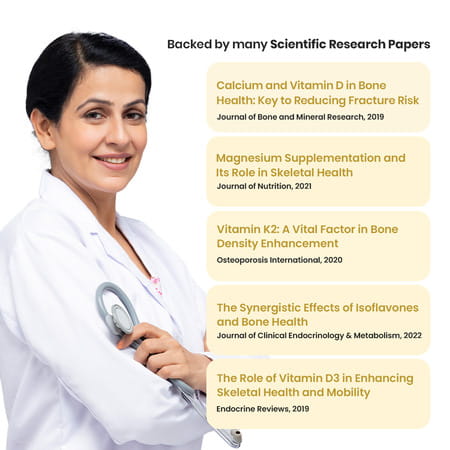 Nutrazen Bone Essentials Calcium | Vitamin D & K2 | Phosphorus | Magnesium | Zinc | 30 Tablets