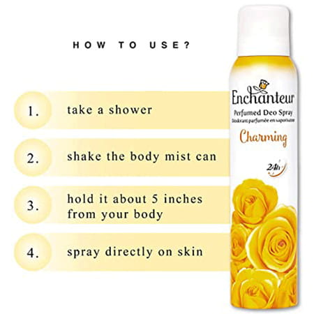 Enchanteur Charming Perfumed Deo Spray For Women 150ml