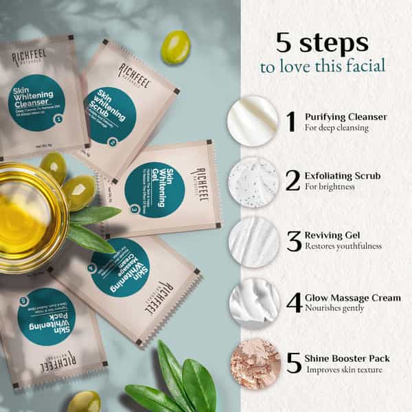 Skin Whitening Facial Kit 5X6g Pack Of 2