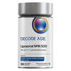 Decode Age Liposomal Nmn Supplement | 99.9% Pure Beta Nmn | Nad+ Booster | 500Mg | 30 Capsules | Veg