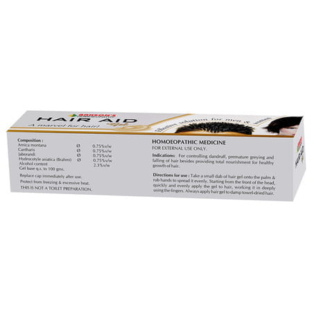 Baksons Homoeopathy Hair Aid Gel 75 Gm
