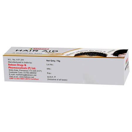 Baksons Homoeopathy Hair Aid Gel 75 Gm