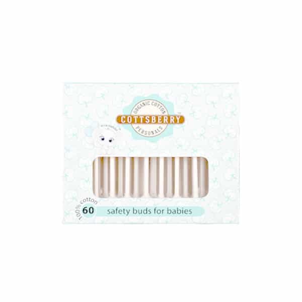 Cottsberry Safety Baby Cotton Ear Buds 60 No's