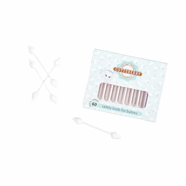 Cottsberry Safety Baby Cotton Ear Buds 60 No's