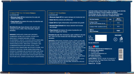 Dr Batra'S Pro+ Hair Fall Control Shampoo - 50 Ml And Pro+ Conditioner - 50 Ml (Pack Of 2)