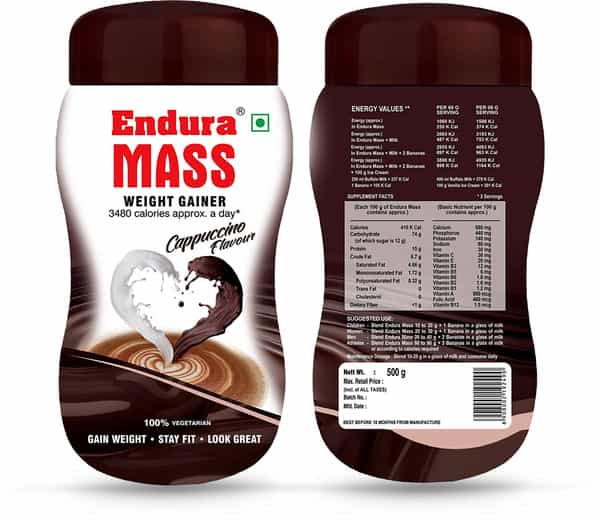 Endura Mass Cappuccino - 500G