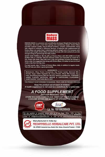 Endura Mass Cappuccino - 500G