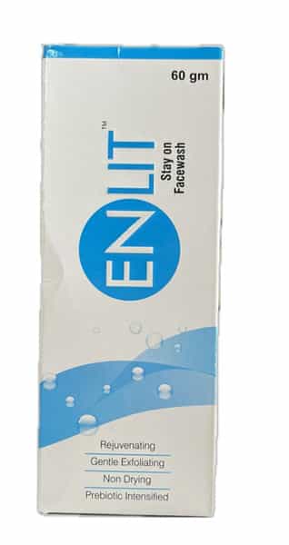 Enlit Stay On Face Wash 60Gm