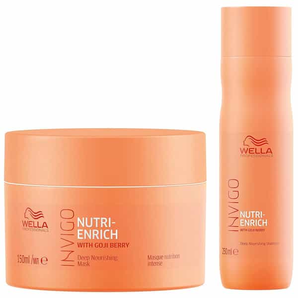 Wella Professionals Invigo Nutri Enrich Deep Nourishing Shampoo And Mask Combo 150Ml+250Ml
