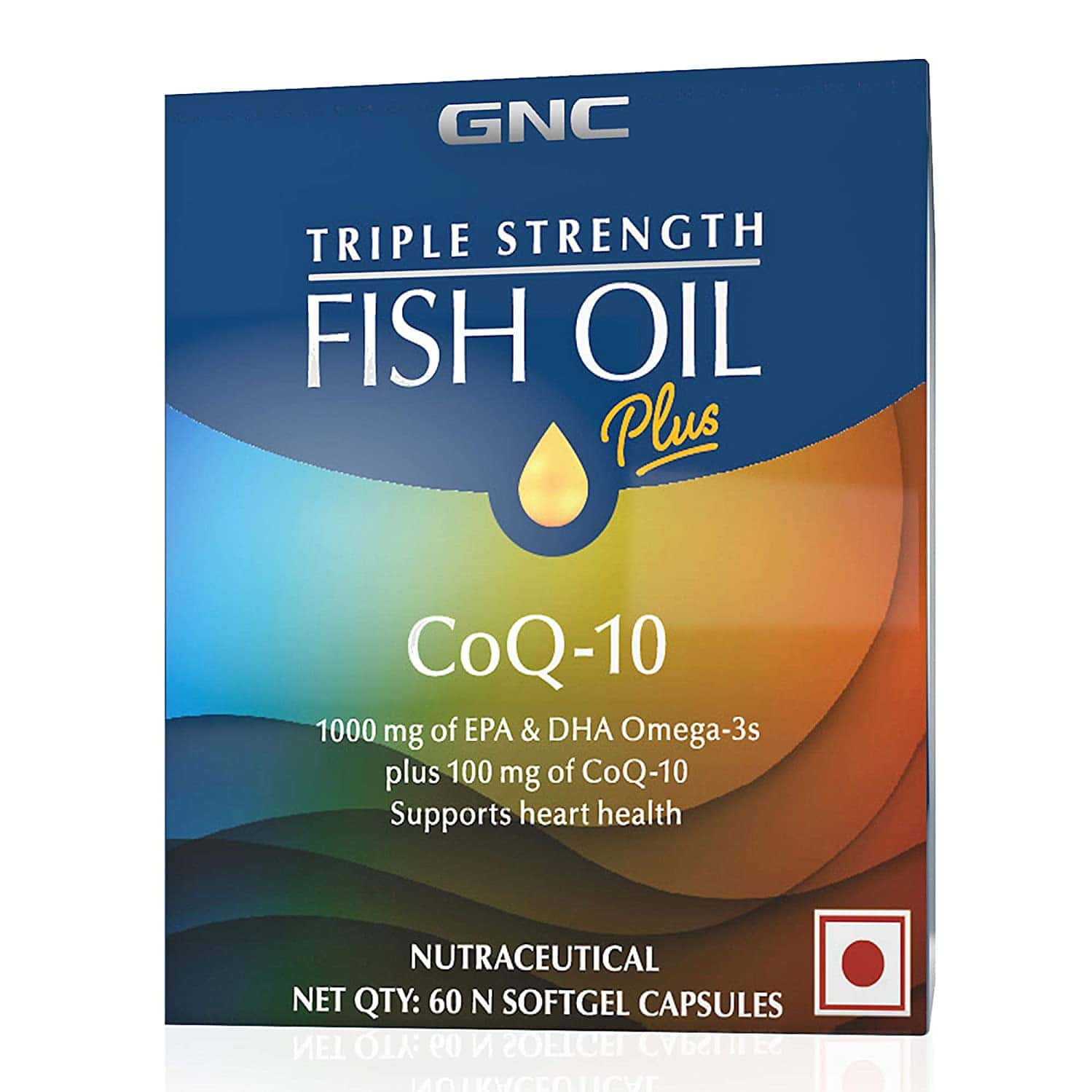 Buy GNC TRIPLE STRENGTH FISH OIL PLUS 1000 + COQ10 1000 MG EPA/DHA