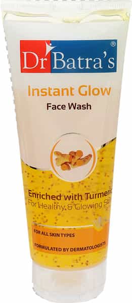Dr Batra's Instant Glow Face Wash Enriched With Tumeric For Healthy & Glowing Skin - 200 Gm
