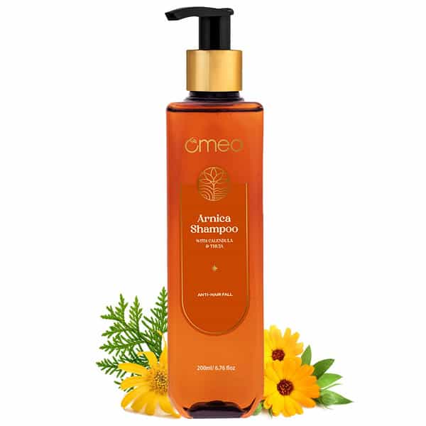 Omeo Arnica Shampoo With Natural Extracts Of Arnica | Calendula And Thuja - 200Ml