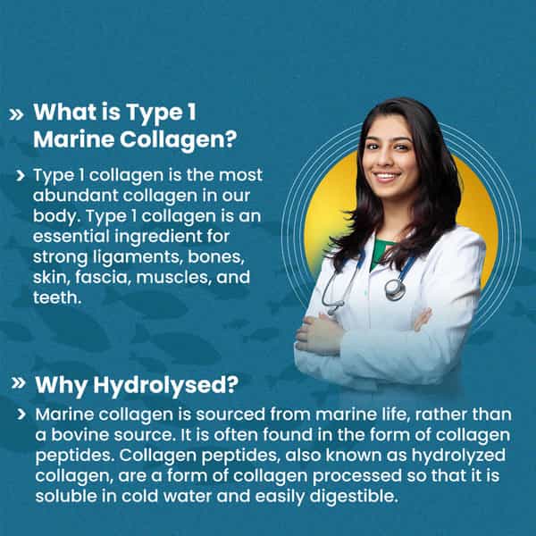 Dr. Morepen Marine Collagen Protein | Chocolate | Jar | Powder | 250 Gm