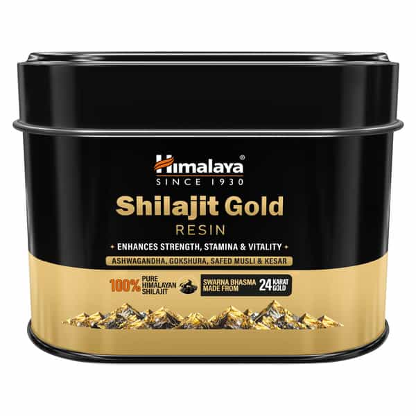 Himalaya Shilajit Gold Resin | Enhances Strength Stamina & Vitality | Bottle | 20 Gm