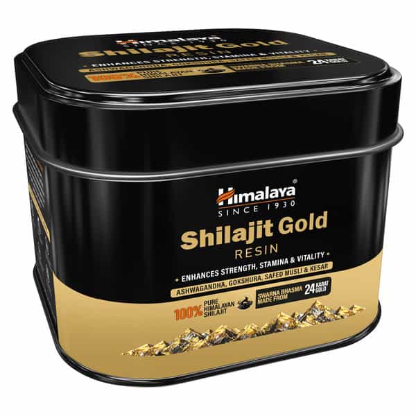 Himalaya Shilajit Gold Resin | Enhances Strength Stamina & Vitality | Bottle | 20 Gm