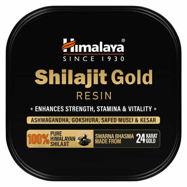 Himalaya Shilajit Gold Resin | Enhances Strength Stamina & Vitality | Bottle | 20 Gm