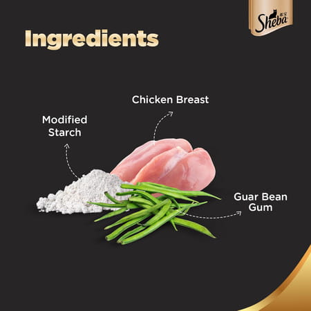 Sheba Deluxe Premium Adult (1+ Years) Wet Cat Food | Succulent Chicken Breast In Gravy | 4 X 85 G