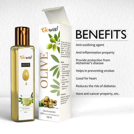 Pack Of 2 Rosemary Essential Oil And Olive Carrier Oil - 100% Pure & Natural Oil For Hair & Skin