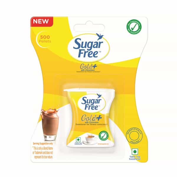 Sugar Free Gold Plus Sweetener Bottle Of 500 Pellets