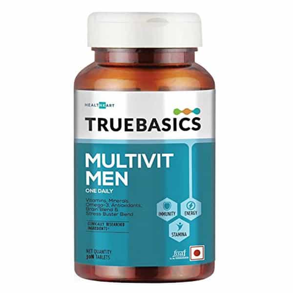 Truebasics Multivitamin For Women & Multivitamin For Men Combo | 30 Multivitamin Tablets Each