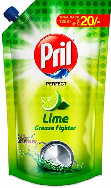 Pril Perfect Lime Dishwash Liquid 120 Ml