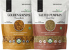 Nourishvitals Healthy Munching Golden Raisins Premium Quality Salted Pumpkin Roasted Seed 200Gm Each