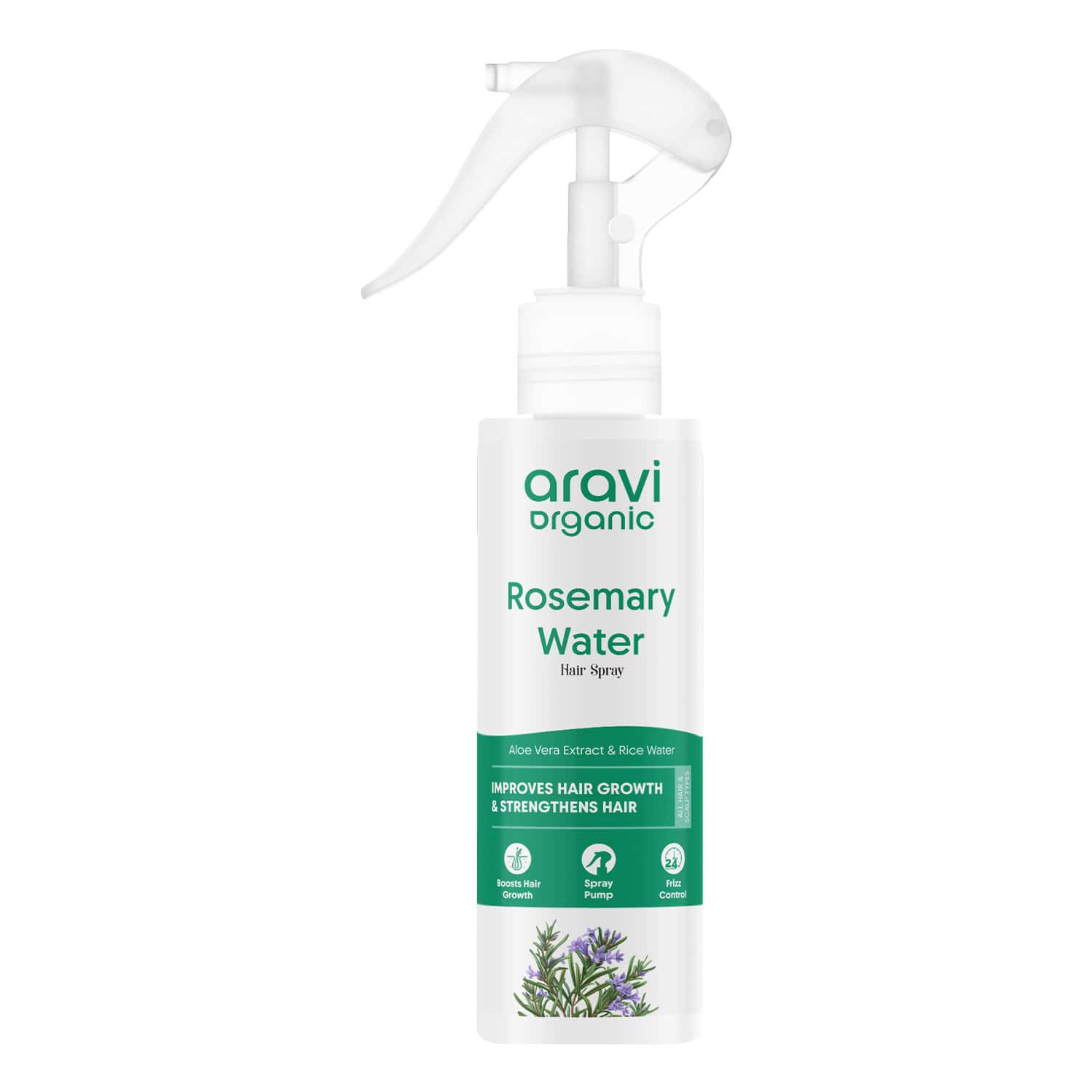 Aravi Organic Rosemary Water Hair Spray - 100ml