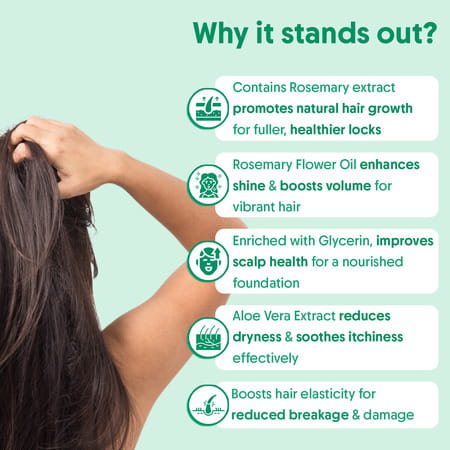 Aravi Organic Rosemary Water Hair Spray - 100ml