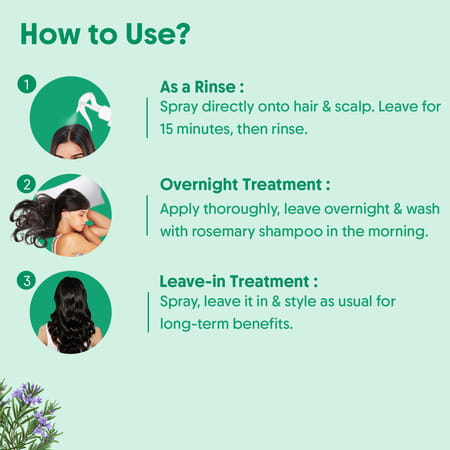 Aravi Organic Rosemary Water Hair Spray - 100ml