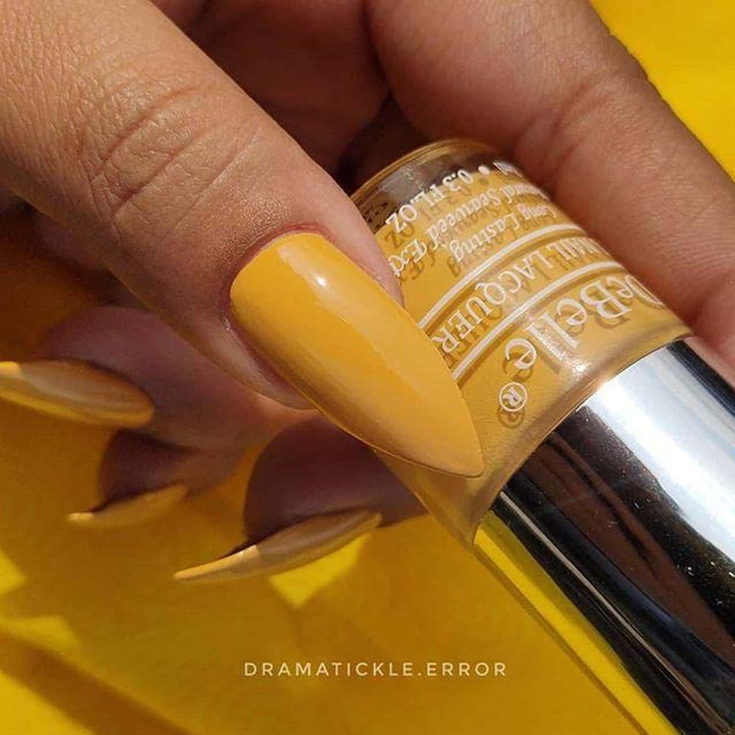Buy DEBELLE GEL NAIL LACQUER YELLOW TOPAZ MUSTARD YELLOW NAIL POLISH