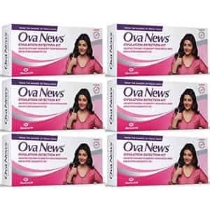 Ova News - Ovulation Detection Kit From Prega News | Identifies 5 Most Fertile Daysin 5 Mins- 6n