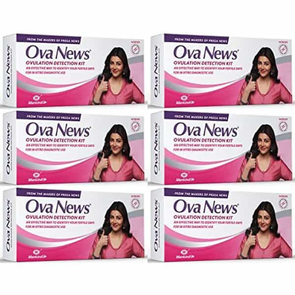 Ova News - Ovulation Detection Kit From Prega News | Identifies 5 Most Fertile Daysin 5 Mins- 6N