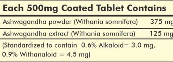 Grazing Meadows Ashwagandha Tablets Natural Ashwagandha 120 Tablets (Withania Somnifera)