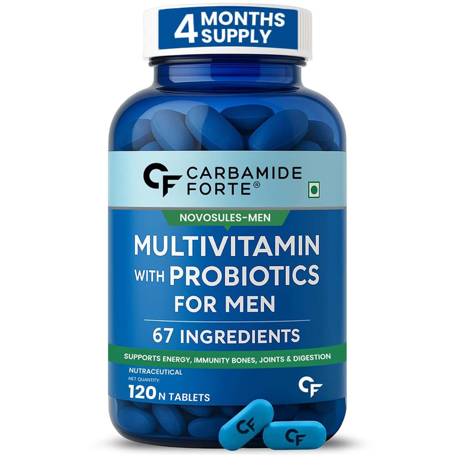 Carbamide Forte Multivitamin For Men With 67 Ingredients 120 Tablets