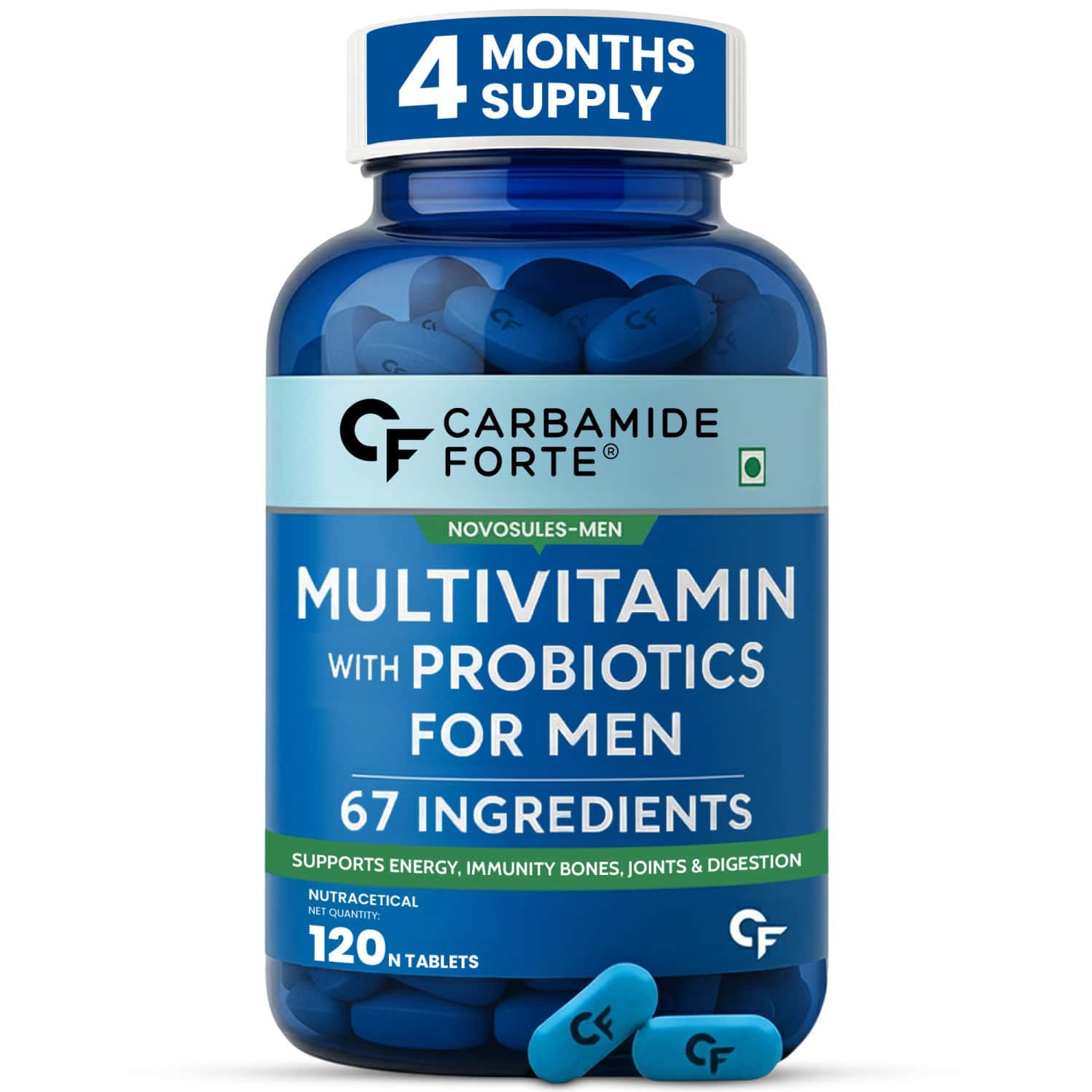 Carbamide Forte Multivitamin For Men With 67 Ingredients 120 Tablets