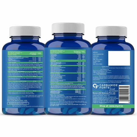 Carbamide Forte Multivitamin For Men With 67 Ingredients 120 Tablets