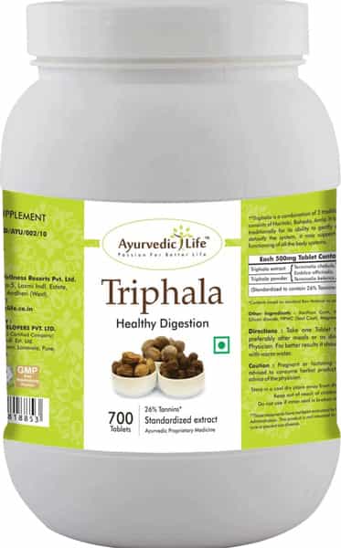 Ayurvedic Life Triphala 700 Tablets Value Pack Of 4