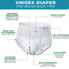 Careage Premium Adult Diaper Pants | Unisex | Waist Size (39-65 Inches) - Xl (30 Pieces)