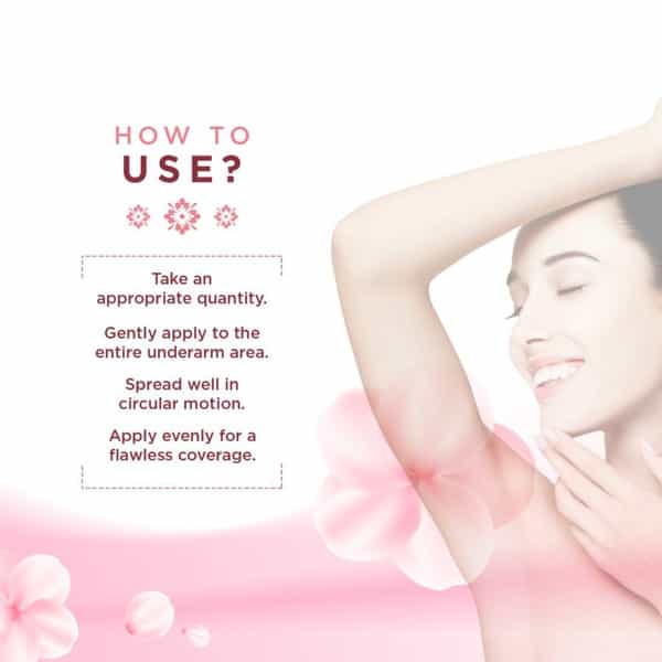 Qraa Advanced Lacto Dark Sensitive Underarm Whitening Cream - 100 G
