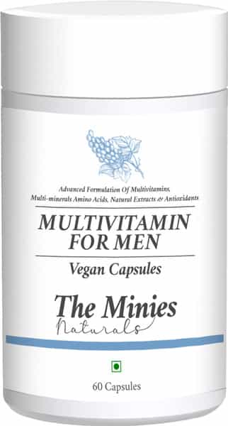 Minies Naturals Multivitamins For Men Vegan Capsules
