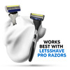 Letsshave Pro 2 Disposable Razor (Pack Of 15)+Shave Foam